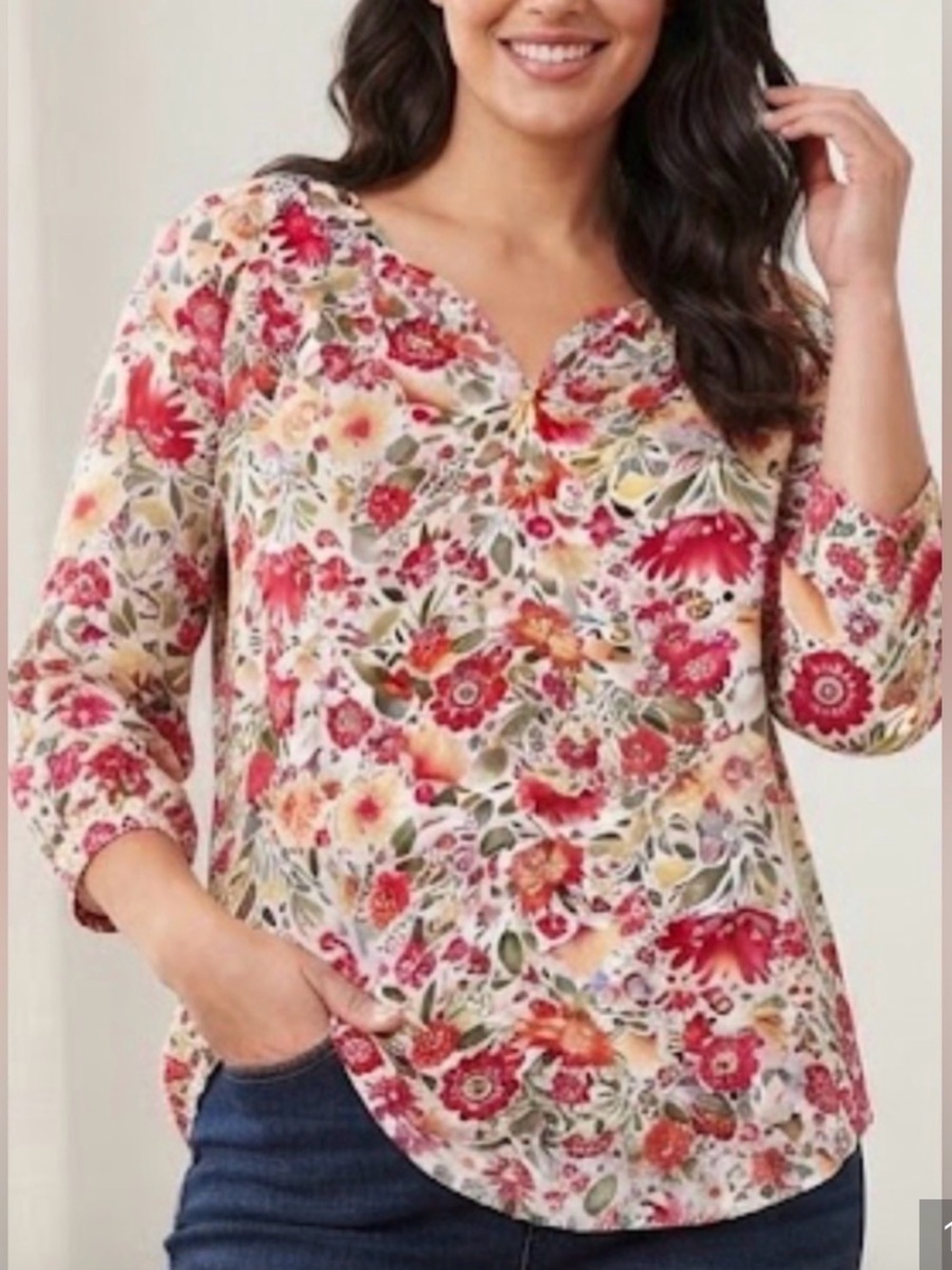 Jones New York Floral top
